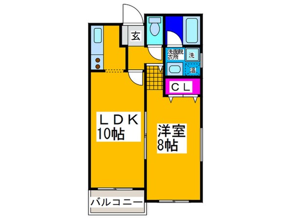 ヴィラ・デステの物件間取画像